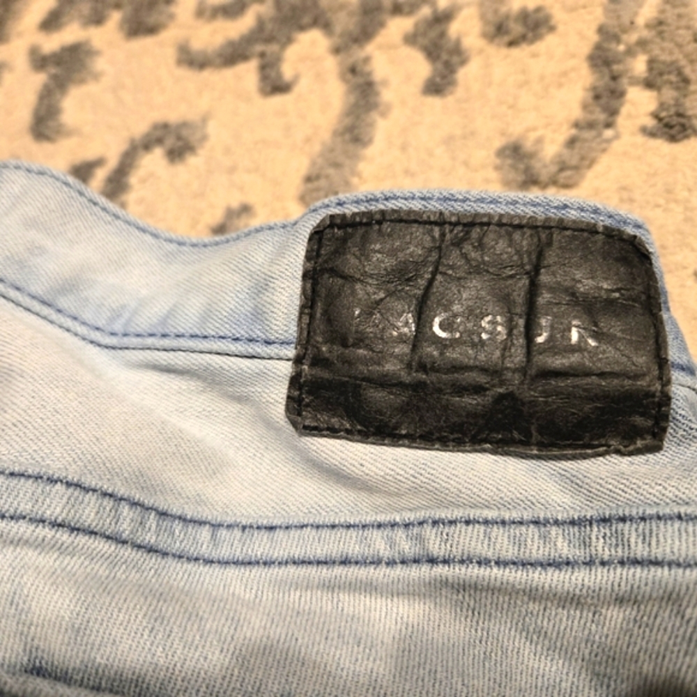 PacSun Light Wash Ripped Skinny Jeans 29x30 - Picture 5 of 6